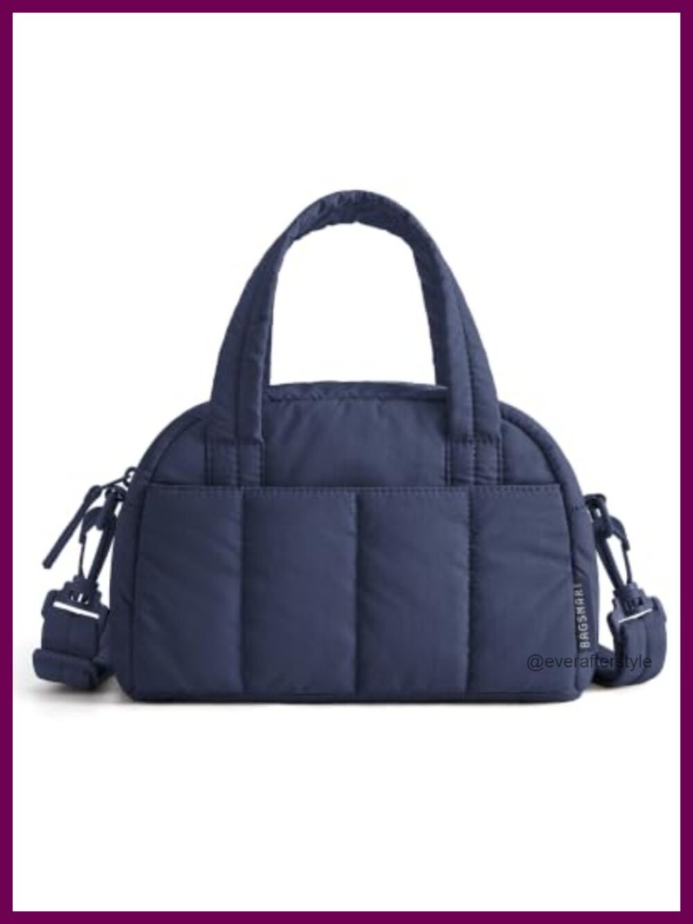 Puffer Crossbody Bag Lightweight Water Resistant Travel Purse